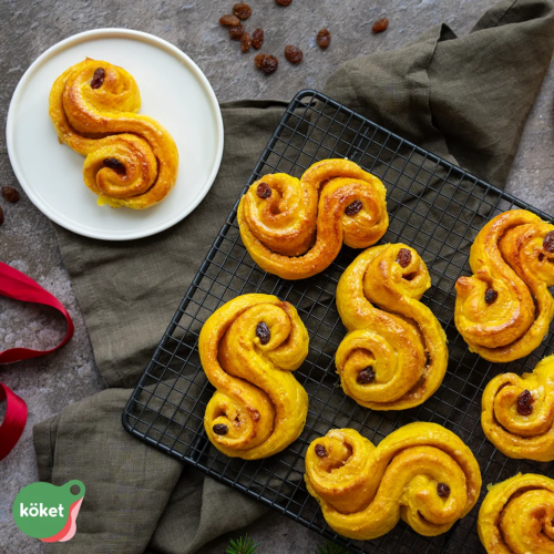 Lussekatter with White Chocolate