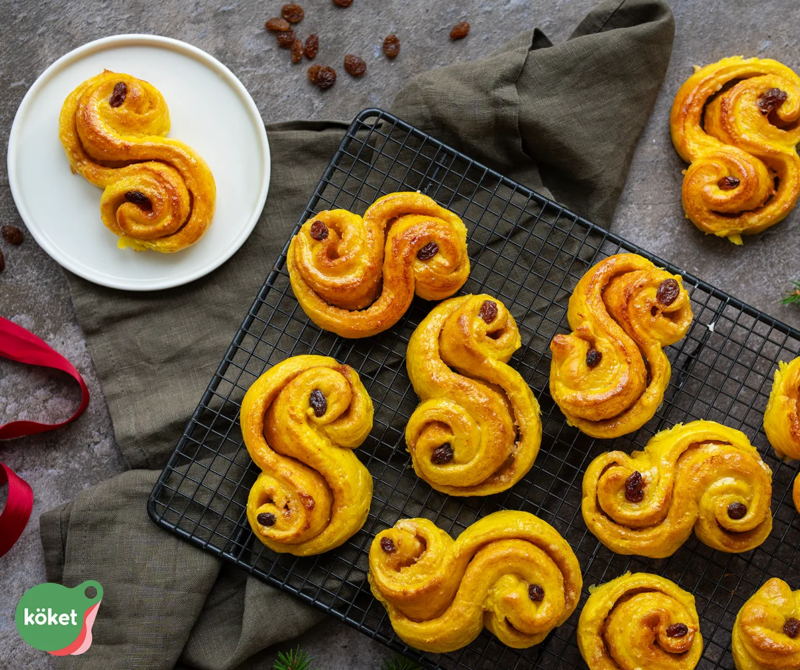Lussekatter with White Chocolate